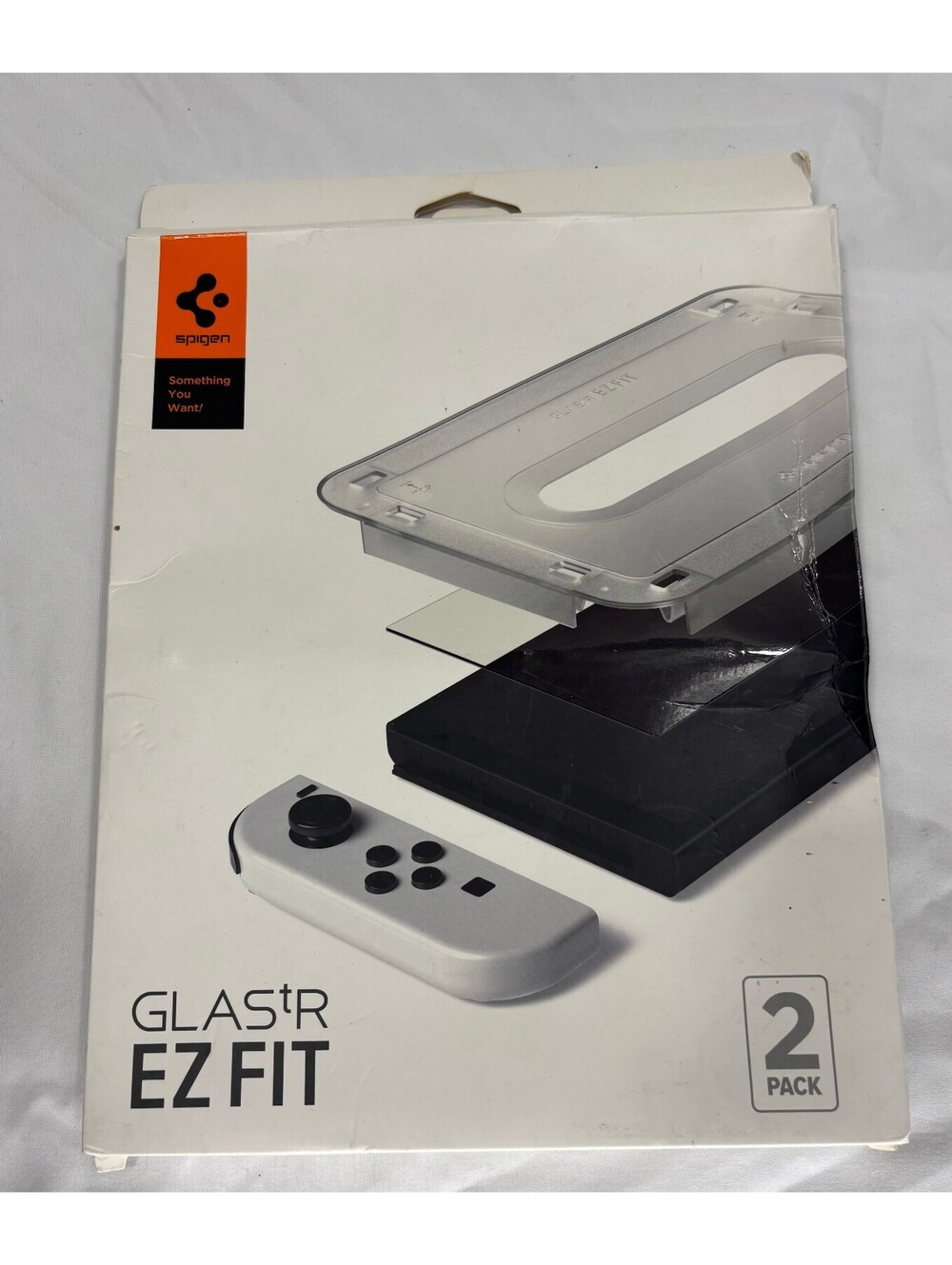 Spigen Glas.tR EZ Fit Screen Protector 1 Pack for Nintendo Switch OLED